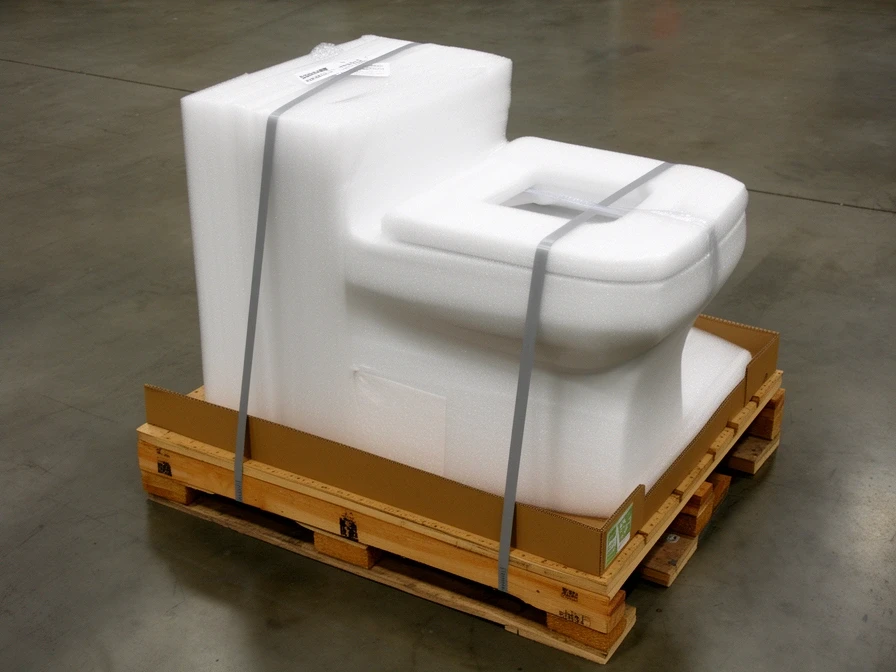 Verpackter Versand Sanitaerkeramik